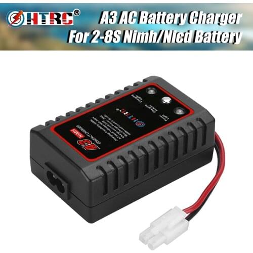 New Arrival HTRC A3 20W 2A AC Battery Charger with Tamiya Plug for 2-8S Nimh/Nicd Battery RC Car Boat Battery