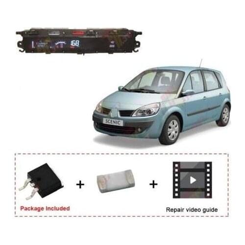 FOR Renault Scenic 2 Dash Instrument Cluster Digital LCD Display Mosfet Repair Kit