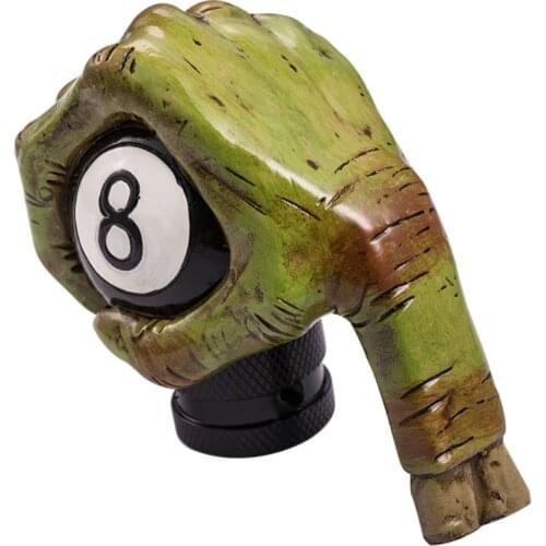 Green Ghost Hand Gear Knob Head Handle Styling Car Gear Shift Knobs Gear Stick Automobile Replacement Accessories