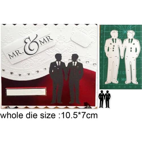 Craft dies metal cutting dies cut die mold couple brother man Scrapbooking die craft paper knife mould blade punch stencils dies