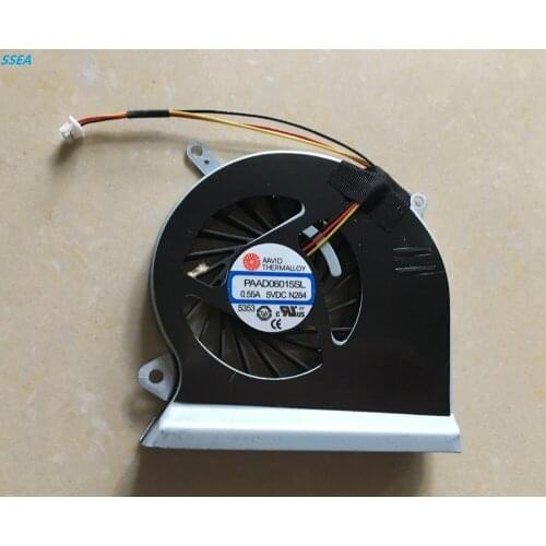 SSEA New Original CPU cooling fan for MSI GE70 CPU cooler PAAD0615SL