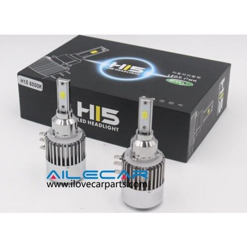AILECAR H15 LED car headlamp bulbs waterproof CANBUS ZEO seoul led chips 6000K 35W for CX5 Golf 7 GLK260 Auidi A6 A3 BMW220i