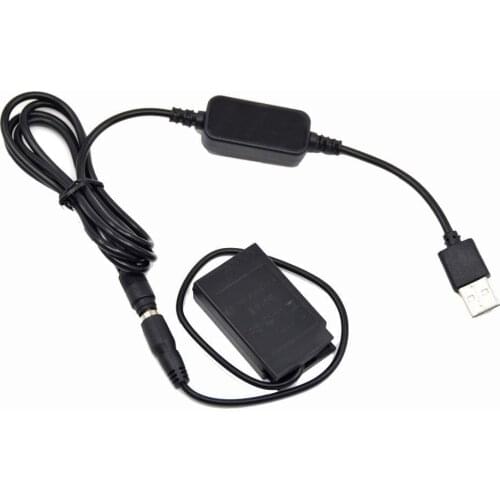 EP-5E EN-EL22 Dummy Battery DC Coupler Grip 5V-8.4V Mobile Power Bank USB Charger Cable for Nikon 1 J4 S2 1J4 1S2 Camera