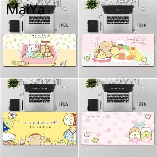 Maiya Top Quality Sumikko Gurashi gamer play mats Mousepad Free Shipping Large Mouse Pad Keyboards Mat