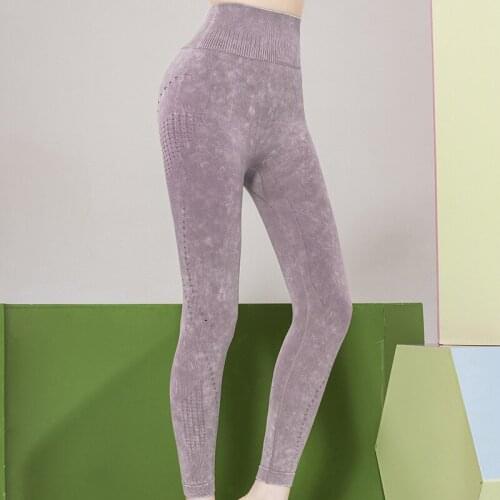 Women Yoga High Waist leggings running breathable Elastic leggings High-Quality Sport Leggings Girls New Running Pants