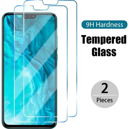 1/2 Pcs! Tempered Glass Cover Film HD Screen Protector for Honor 9X 8X 10X Lite 8S 9S Transparency for Honor 9C 8C 8A Pro X10 5G