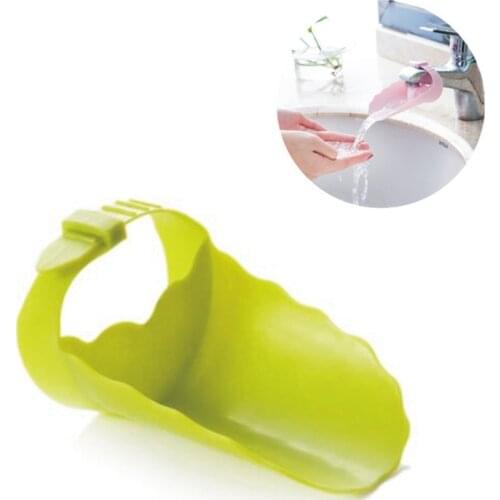 1Pc Faucet Extender Plastic Toddler Children Sink Guide Faucet Extension Hand-washing Device Home Bathroom Kitchen Accessories