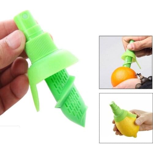 2Pcs/lot Baby Food Feeding Lemon Sprayer Fresh Fruit Juice Citrus Spray Orange Juice Squeeze Kitchen Cooking Feeder Supplements
