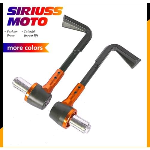 2Pcs 7/8in Aluminum Motorcycle Brake Clutch Lever Protector Hand Guards High Quality Motorcycle Lever Guard Protect Car Styling