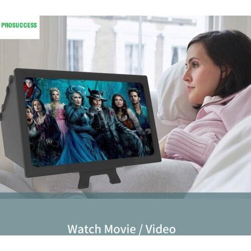 2021 New HD 12 Inch Anti-blue Folding Mobilephone Screen Amplifier Projector Desktop Stand Movie Magnifying Support Bracket