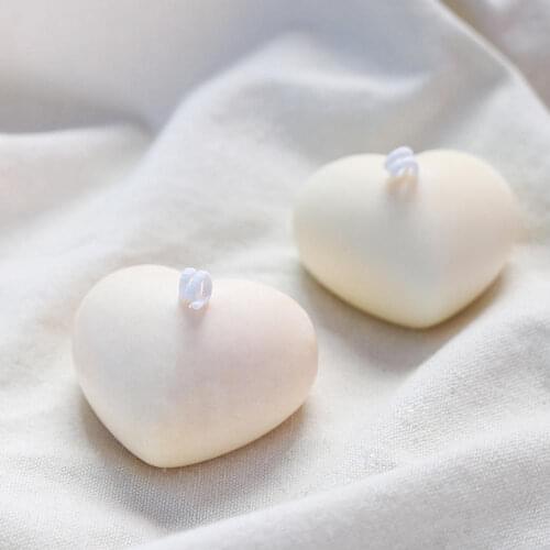 3D Love Heart Silicone Mold Fondant Candle Resin Aroma Stone Ornaments Soap Mold For Pastry Cup Cake Decorating