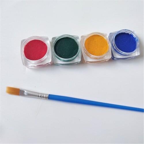 5g UV Body Eye Color Painting Square Box Water-Based Washable Beautiful Party Sports Items