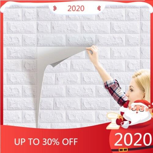 70*77cm 3d stereo wall stickers bedroom warm decoration background wall wallpaper foam brick waterproof moisture stickers
