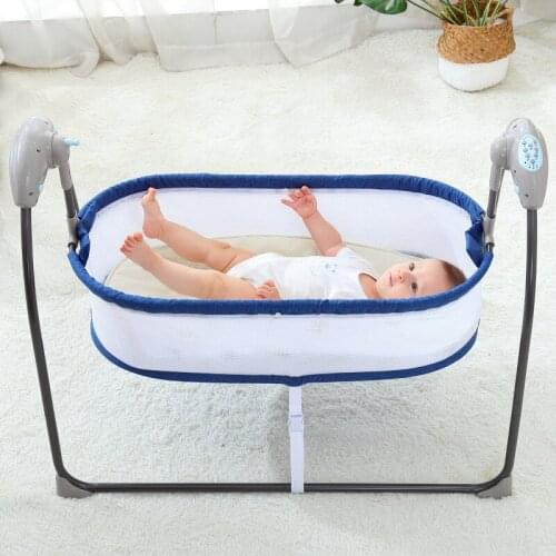 Artfunning Baby electric cradle comfort rocking chair smart sleep artifact electric cradle crib free Shipping