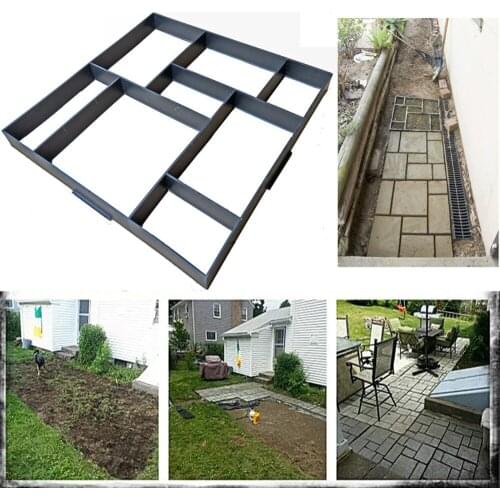 Concrete Mould Path Manufacturing Mould Concrete Pavement Cement Brick Mould Stone Road Floor Brick Garden Colour Brick TW226