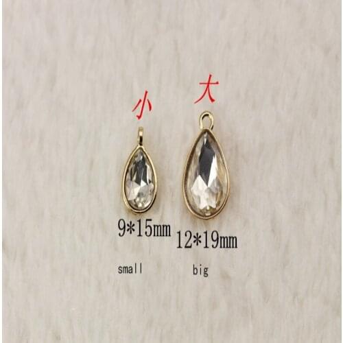 Hot Sale 40pcs/lot rhinestone Button Flatback gold plating Wedding Button fancy DIY hair cellphone decoration Accessories YL20