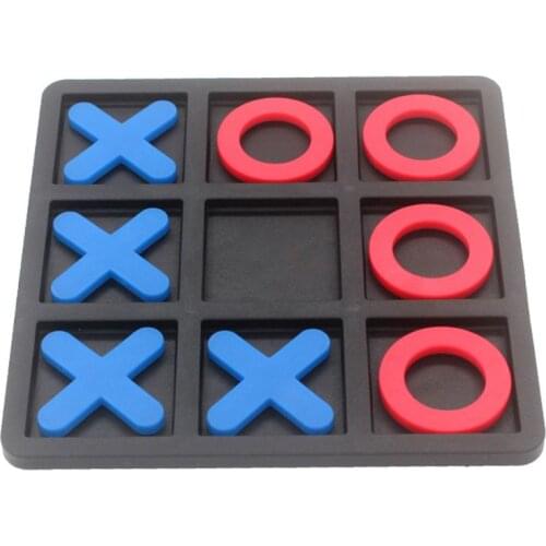 Tic Tac Toe Cognitive Learning Toys OX Chess Puzzle Board Game for Teens Kids Dropship