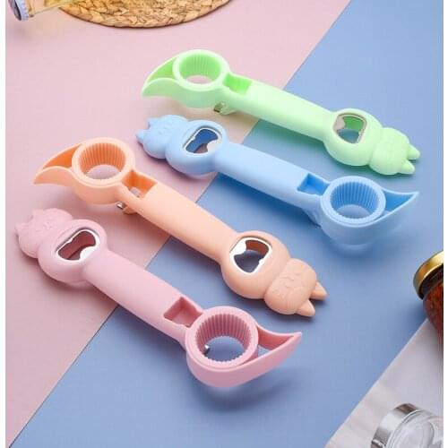 Multifunction Portable Beer Bottle Opener Easy Can Jar Opener Beverage Beer Wine Drink Bottle Opener Manual Can Bin Opener