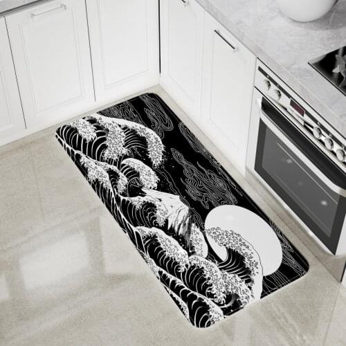 Sofa Floor Mat Kitchen Sunrise Sunset Area Rugs Living Room Bedroom Bathroom Decor Printed Large Carpet Sea Wave Doormat