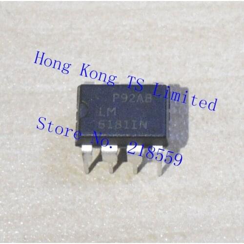 DIP-8 LM6181IN VIDEO AMPLIFIER Operational Amplifier