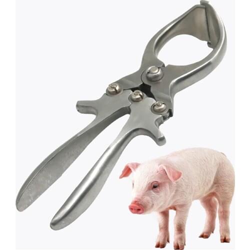1PCS Pig castration emasculate plier forceps bloodless boar castrate neuter veterinary equipment farming clamp piglet instrument