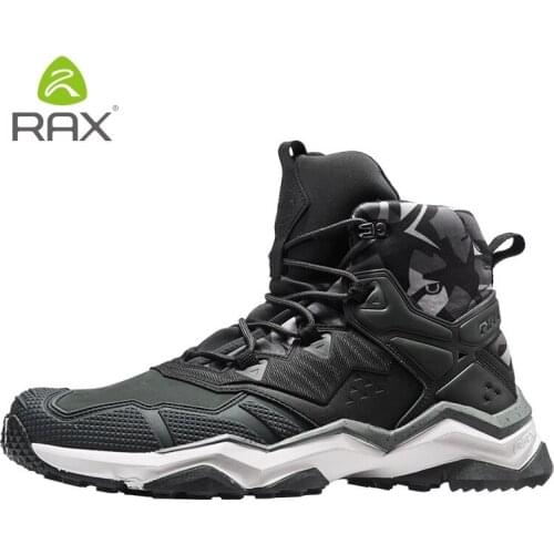 Rax Professional Hiking Shoes For Men Anti-Slip Hiking Boots Men Outdoor Climbing Walking Mountaineering Trekking Sneakers D0520