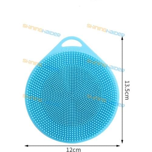 Silicone dishwashing brush cleaning brush Non-stick oil Kui kitchen cleaning brush Decontamination multifunctional fruit and veg
