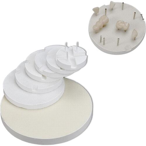 2PCS Dental Lab Ceramic Sintering Plates With 20 PCS Single Metal Nails Or Porcelain Pins For Holding Porcelain Sintering