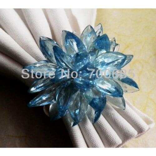 Beaded wedding napkin ring, napkin holder, decoration napkin ring