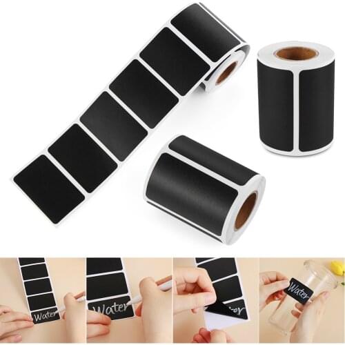 Waterproof Label Stickers Chalkboard Kitchen Spice Blackboard Labels Stickers Home Jam Jar Bottle Tags Marker Pen