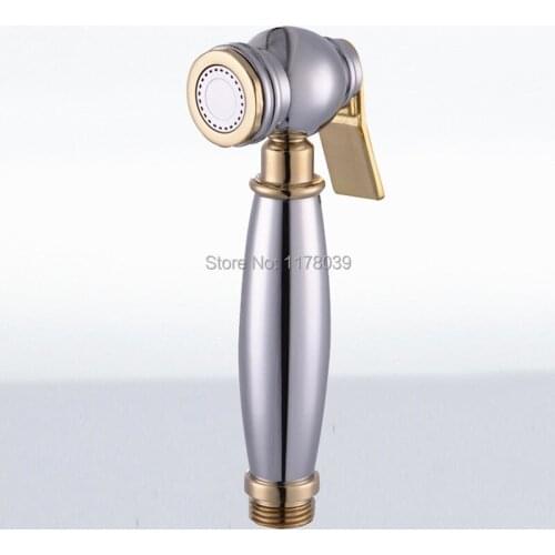 High quality Bidet tap flushing spray gun,brass bidet faucet shower spray gun,All-copper Chrome-plated bidet,J17613