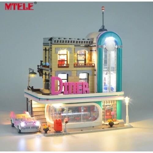 MTELE Brand LED Light Up Kit Toy For 10260 Compatile With 15037