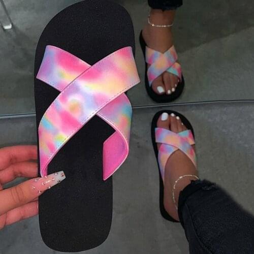 2020 Summer Comfortable Beach Slippers Pink Home Slippers Comfortable Wild Explosion Models Fashion INS Hot Sandals Wholesale
