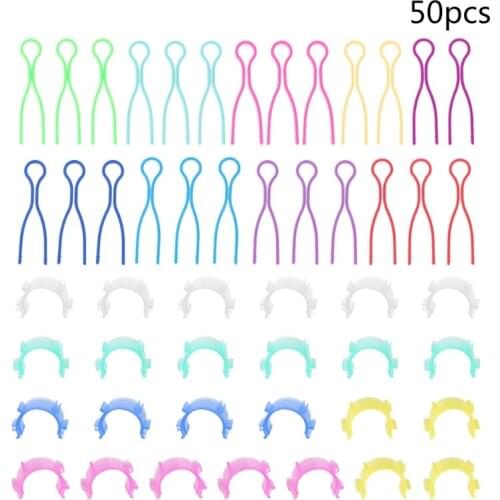 50pcs/set Bobbin Buddies Holder Clips Thread Clamps Organizer for Sewing Machine Quilting Accessories