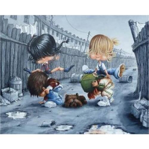 5D DIY Full Round/Square Diamond Painting Cartoon Children 3D Embroidery Cross Stitch Rhinestone Mosaic Home Decor Gift Y1182