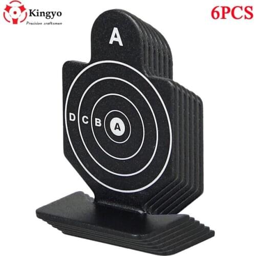 6 Pcs Airsoft Shooting Target Set Durable Metal Archery Kit Tactical Hunting Shooting Target For BB Pellet Practice