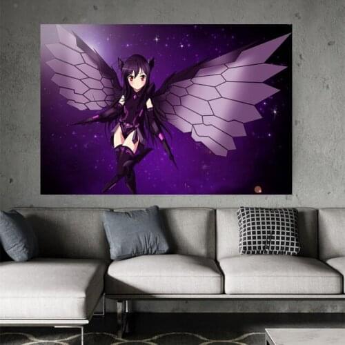 ACCEL WORLD KUROYUKIHIME ANIME Art Silk Fabric Poster Print Wall Pictures For Room Home Decor