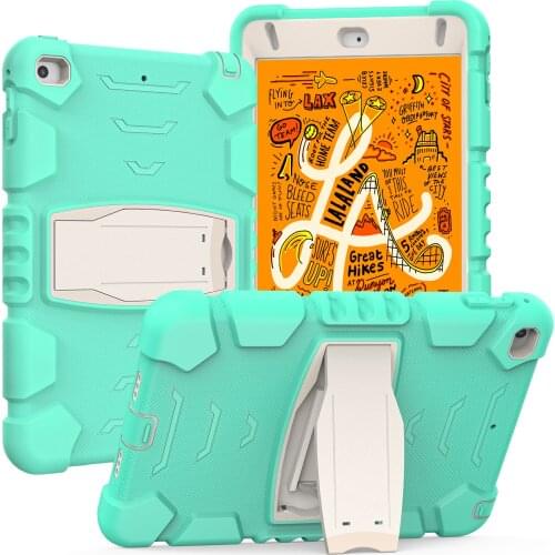 Rainbow for iPad Mini Case 5th Generation Kids Girls Colorful Rugged Shockproof Case Stand Cover for iPad mini 4th A2133