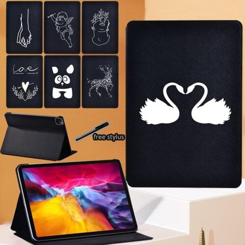 Tablet Case for Apple IPad Pro 9.7"/Pro 2nd Gen 10.5"/Pro 11" 2018 2020 2021 PU Leather Stand Foldable Anti-fall Protective Case