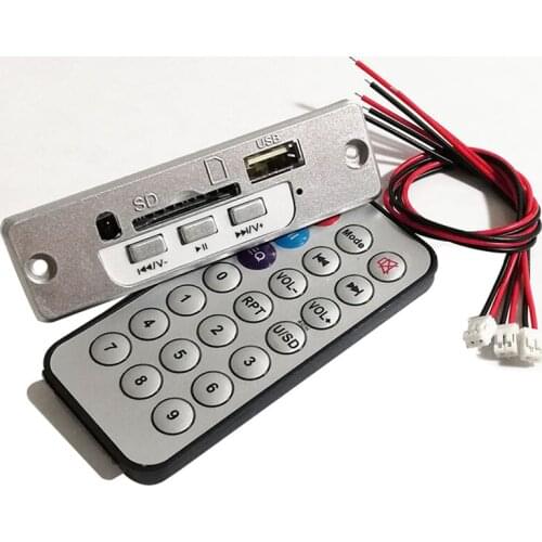 DC 5V MP3 Decode Board U Disk SD MMC Card Reading Module With 3W Power Amplifier For DIY Small Sound Box Player