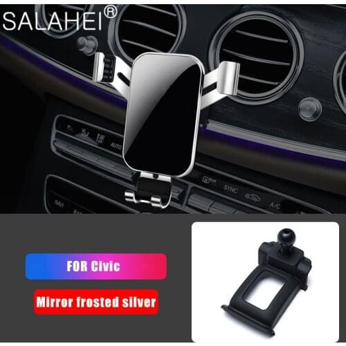 Holder For Honda Civic 10th Gen 2016 2017 2018 2019 Pretty Car Air Vent Mobile Phone GPS Mount Stand For Honda Civic 2018 2019