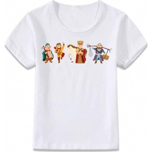 Kids Clothes T Shirt Journey To The West T-shirt for Boys and Girls Toddler Shirts Tee oal013