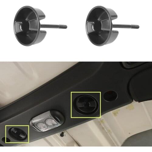 For Jeep Wrangler JK 2007-2017 2/4-Door Hardtop Roof Removal Screw Decoration Cover Trim ABS Iron Black Car Interior Accessories