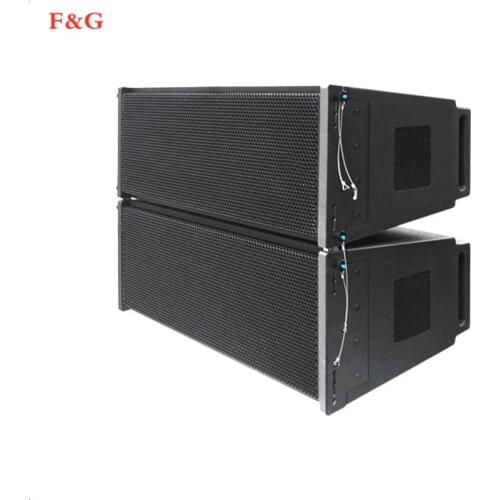 Dubbele 12 inch twee manier Professionele audio Podium line array luidsprekersysteem actieve luidspreker