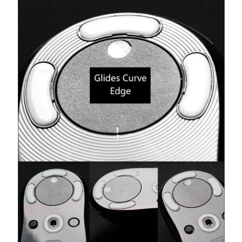 HX6A 2 Sets/pack Tiger Gaming Mouse Feet Mouse Skate For Razer DeathAdder Essential Wired Gaming Mouse White Mouse Glides Cur