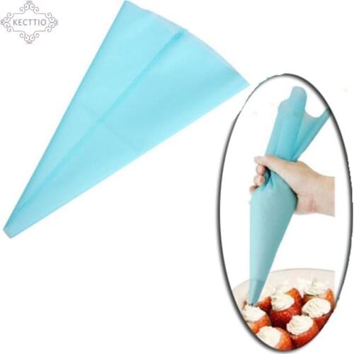 KECTTIO 1 piece 4 Sizes reusable silicone icing piping cream pastry bag dessert decorators cake cupcake decorating tools