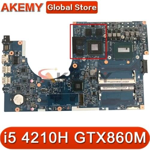 Akemy 14204-1M 448.02G13.001M for ACER VN7-791 VN7-791G Laptop motherboard CPU i5 4210H GTX860M DDR3 Test OK Mainboard