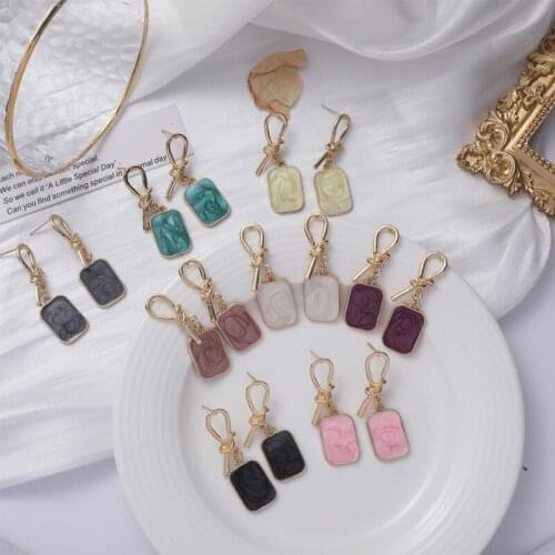 New Shiny Pendant Hanging Dangle Exquisite Exaggerated Geometric Fashion Unusual Earrings Elegant Dangle Drop Earrings