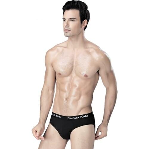 New fashion Men large size milk silk briefs breathable sexy men underwear comfortable shorts panties cotton L-5XL size soft