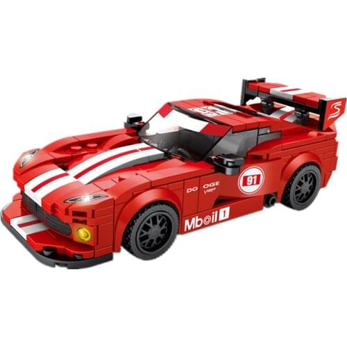 NEW Serise Dodges Vipers Famous Supercar Speed Champions Race Racing Car Sports Building Blocks Bricks Sets Kit Model